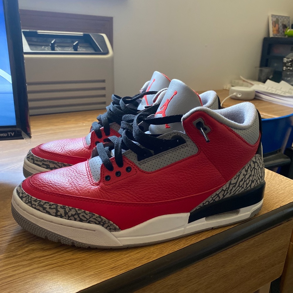Red Cement 3s